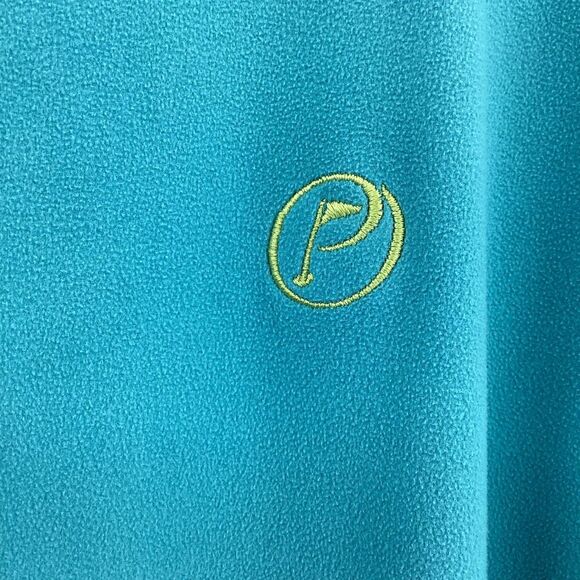 EUC Ladies Peter Millar Crown Sport Microfiber Fleece 1/4 Zip Pullover - Large - Picture 3 of 9
